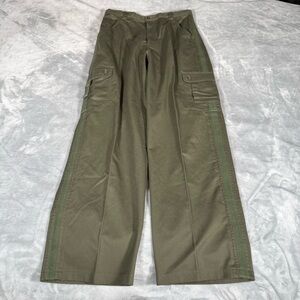 Vintage No Boundaries Military Pleated Pants Mens 34x33 (Fits 32x33) Cargo Y2K
